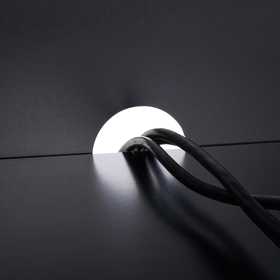 72"W x 19"D x 34"H / Black