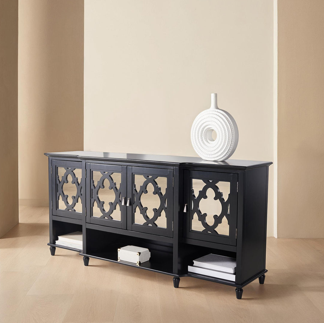 72"W x 19"D x 34"H / Black