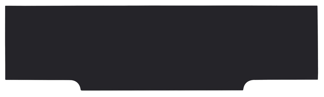 72"W x 19"D x 34"H / Black