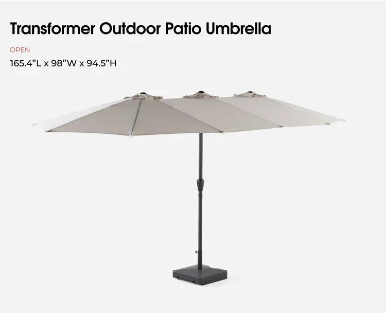Transformer Outdoor Patio Umbrella