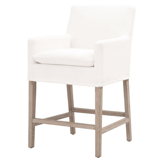 Essentials For Living - Drake Slipcover Counter Stool - 6664CS.LPPRL/NG | American Home Furniture