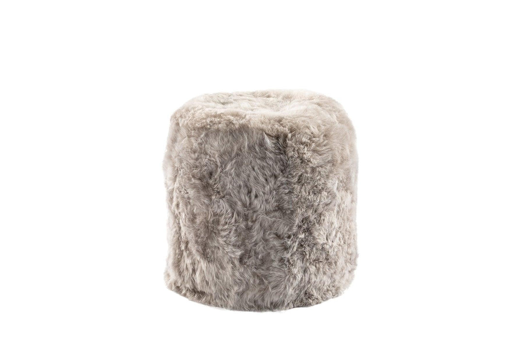 Icelandic Shearling Tuffet - AmericanHomeFurniture