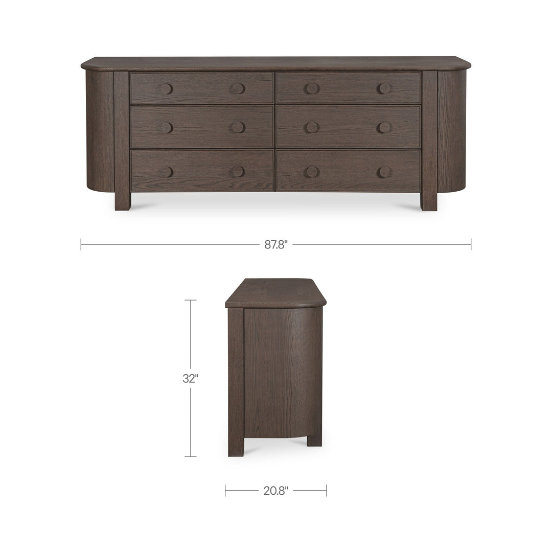 Loren 6 Drawer Dresser