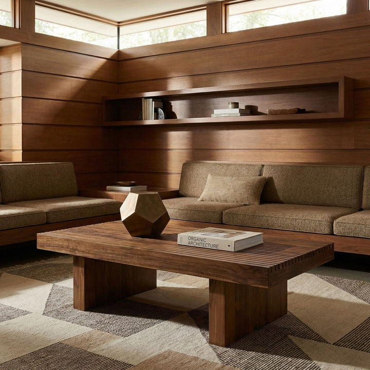 Noir - Kobe Coffee Table, Teak - EG-11T