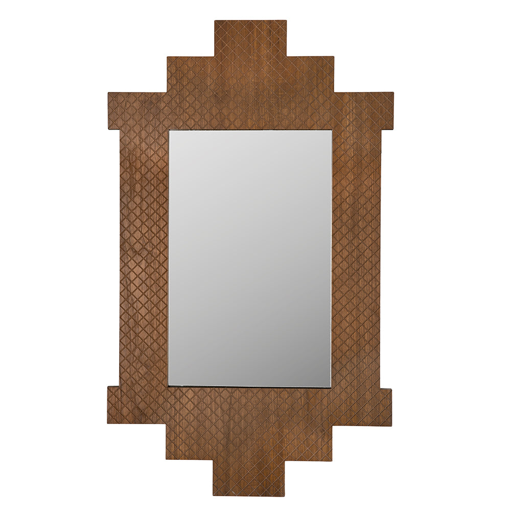 Noir - Ludwig Mirror, Teak - EG-29T