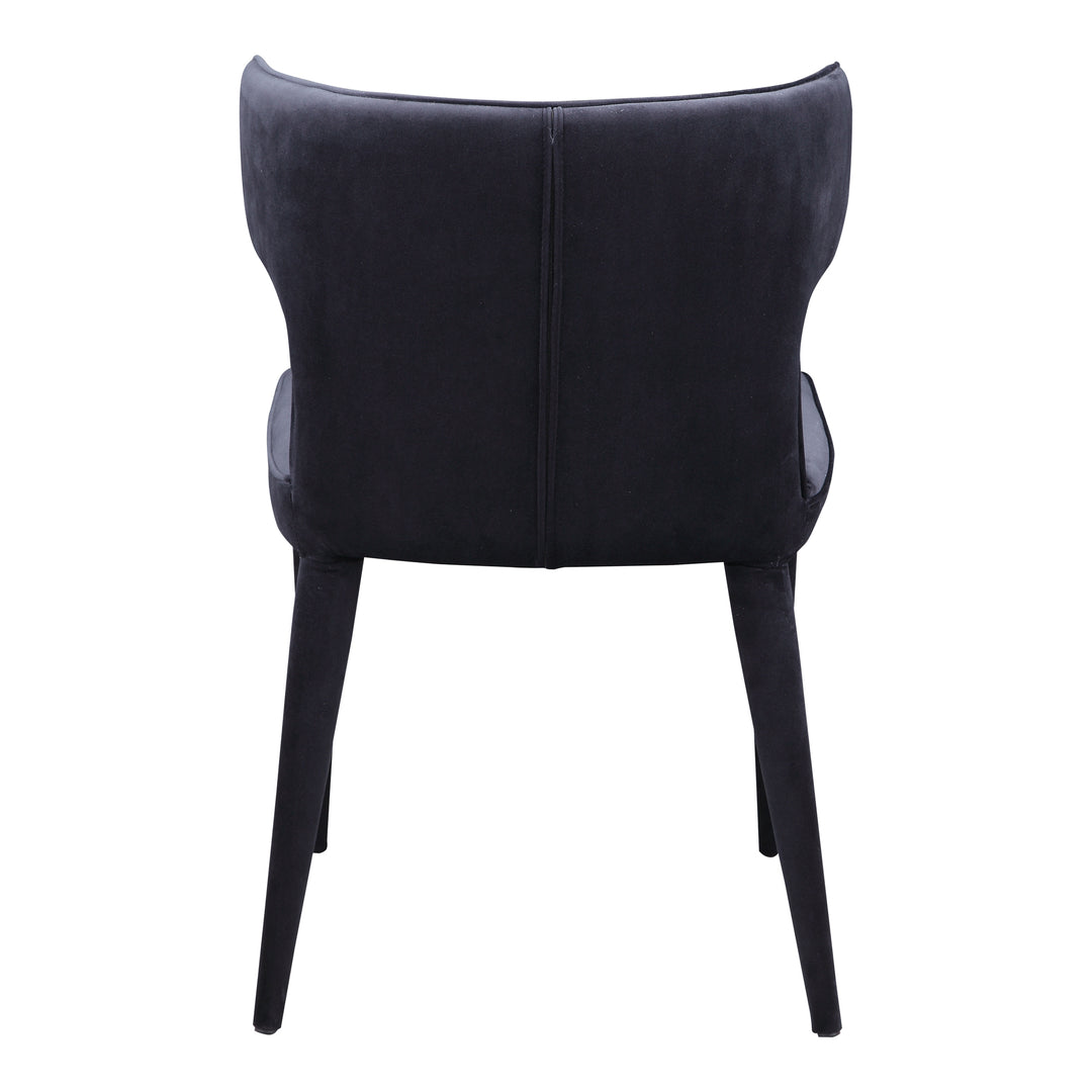Moe's Home Collection - Jennaya Dining Chair Black - Set of 2 - EH-1103-02 | American Home Furniture