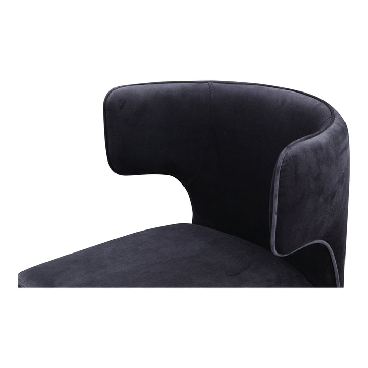 Moe's Home Collection - Jennaya Dining Chair Black - Set of 2 - EH-1103-02 | American Home Furniture