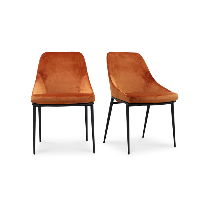 Moe's Home Collection - Sedona Dining Chair Amber - Set of 2 - EJ-1034-12 | American Home Furniture