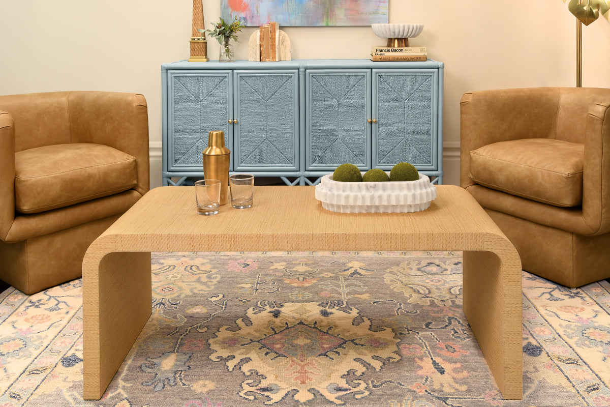 Gold Leaf Iron Tray With Plain Mirror - JULIAN G