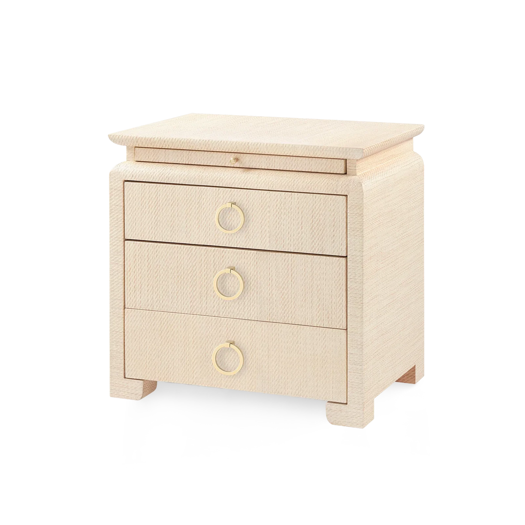 Elina 3-Drawer Side Table