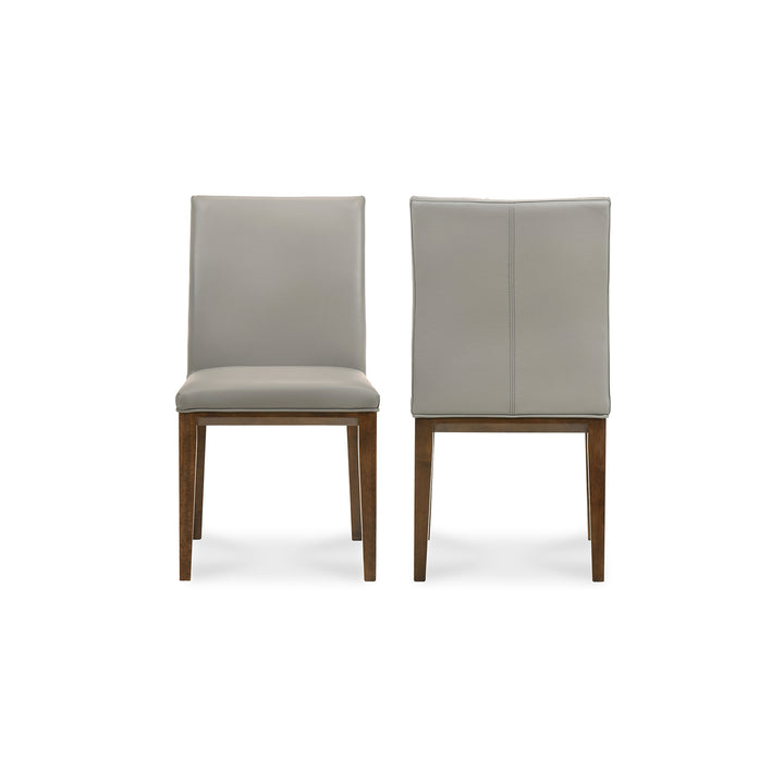 Moe's Home Collection - Frankie Dining Chair Grey - Set of 2 - EQ-1011-15 | American Home Furniture
