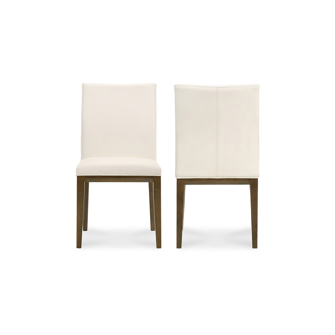 Moe's Home Collection - Frankie Dining Chair White - Set of 2 - EQ-1011-18 | American Home Furniture