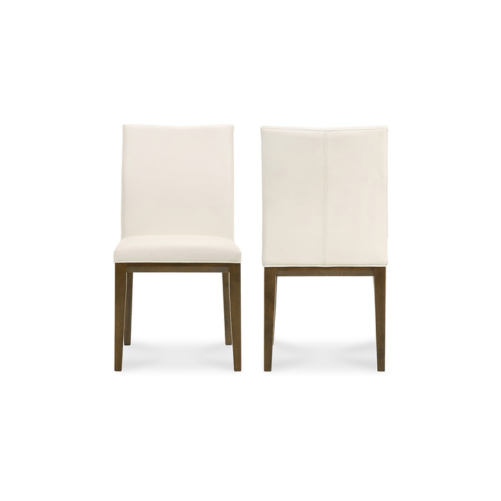 Moe's Home Collection - Frankie Dining Chair White - Set of 2 - EQ-1011-18 | American Home Furniture