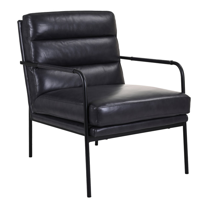 Moe's Home Collection - Verlaine Chair Raven Black - EQ-1013-02 | American Home Furniture