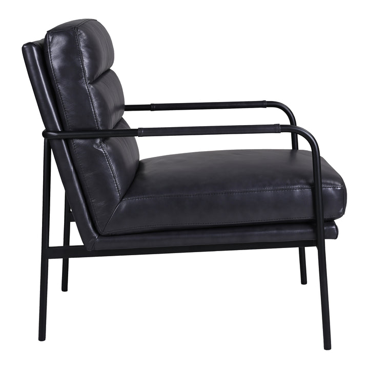 Moe's Home Collection - Verlaine Chair Raven Black - EQ-1013-02 | American Home Furniture