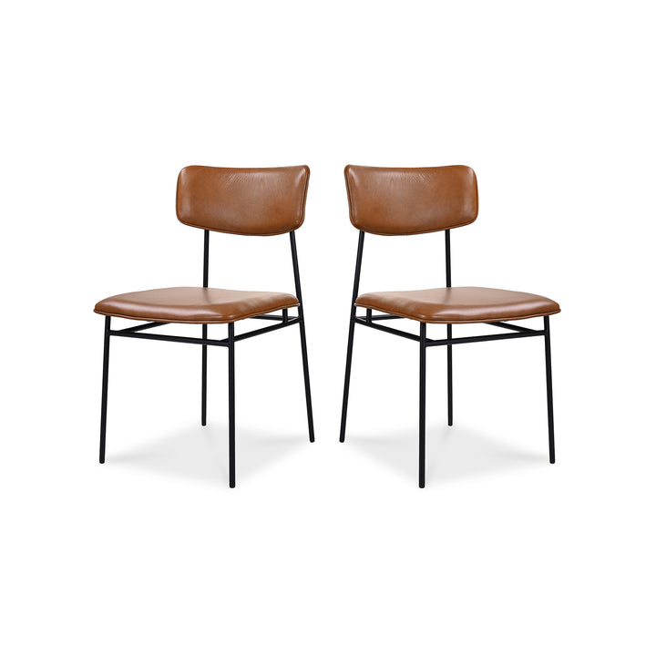 Moe's Home Collection - Sailor Dining Chair Brown - Set of 2 - EQ-1016-03 | American Home Furniture