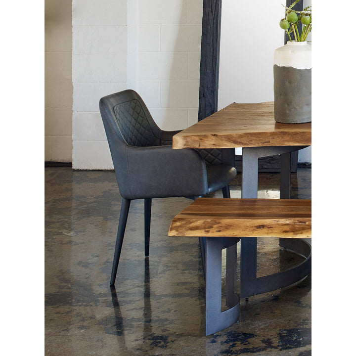 Cantata Dining Chair Mayon Black Vegan Leather - Set of 2