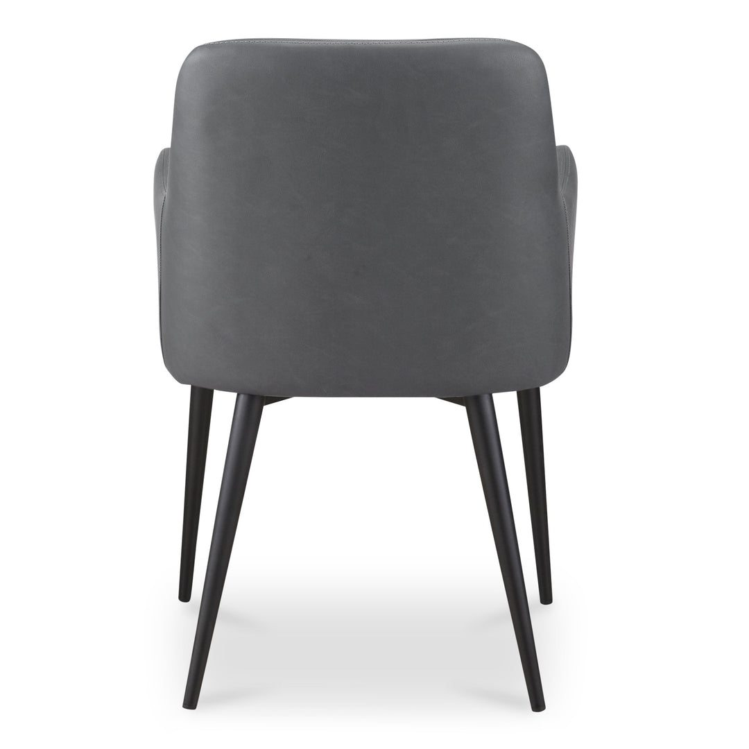 Cantata Dining Chair Mayon Black Vegan Leather - Set of 2