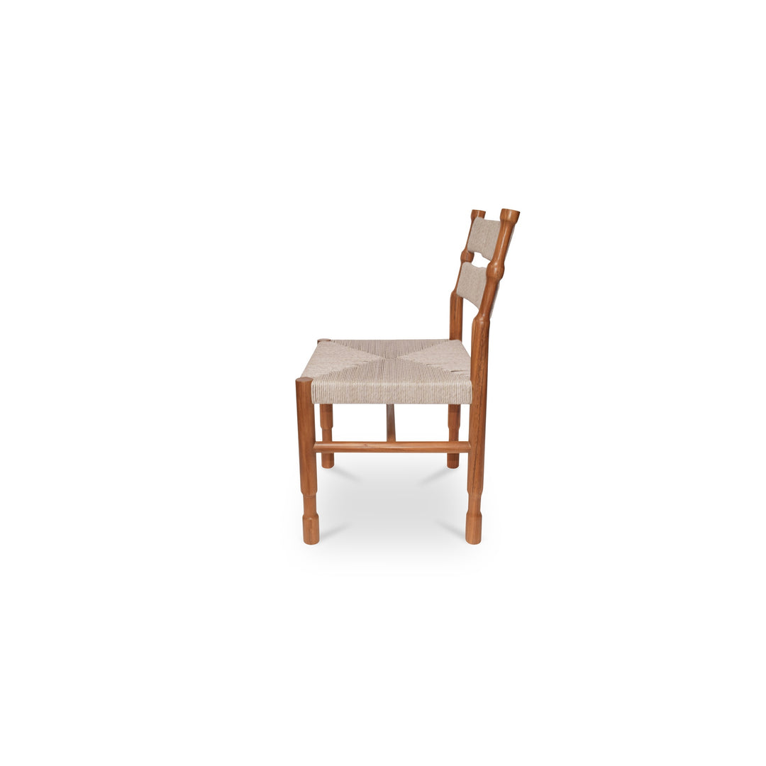 Raf Outdoor Dining Chair Natural - Set Of Two