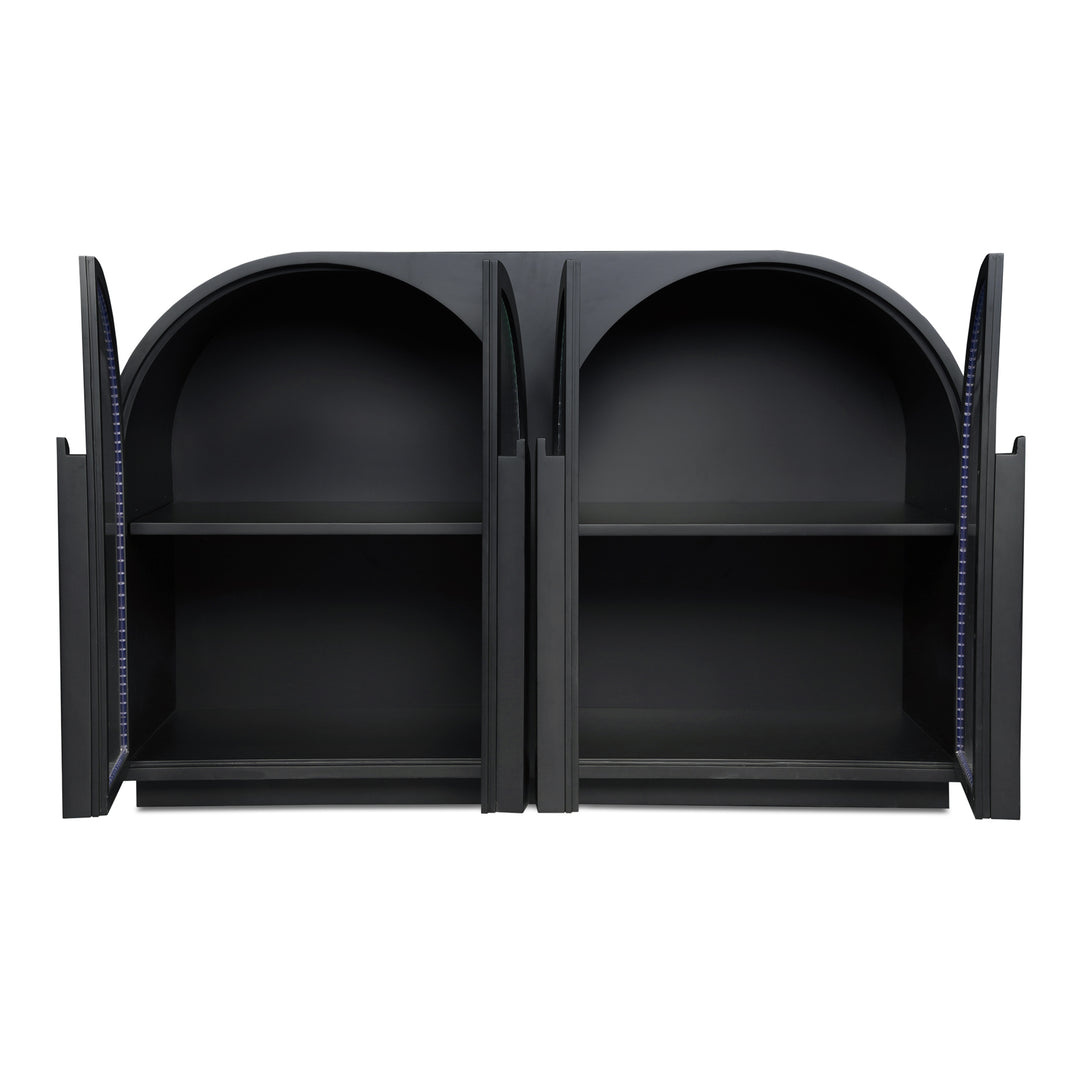 Moe's Home Collection - Salone Cabinet Black - EW-1007-02 | American Home Furniture