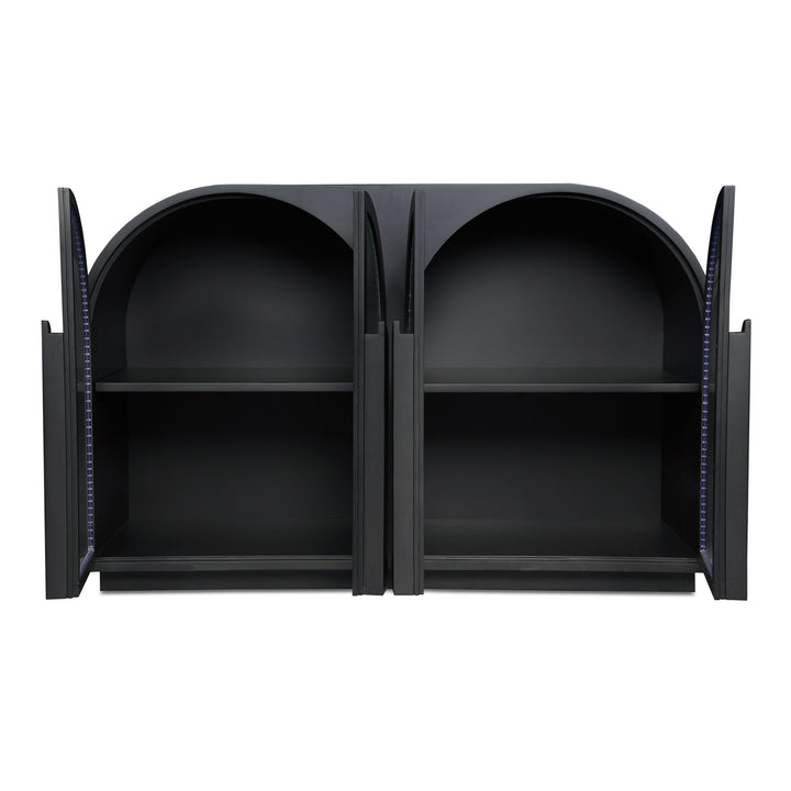 Moe's Home Collection - Salone Cabinet Black - EW-1007-02 | American Home Furniture