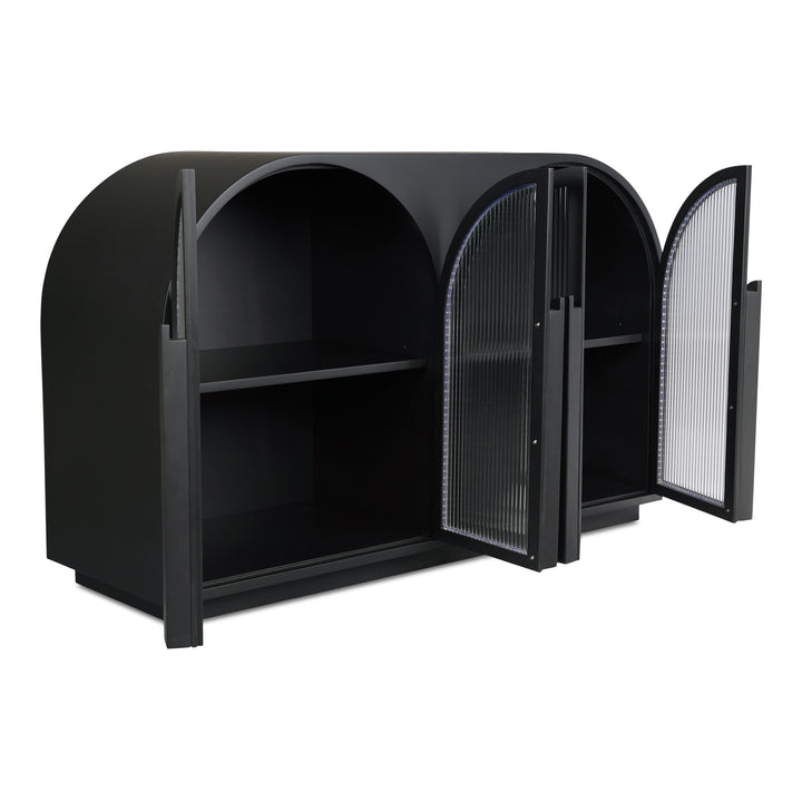 Moe's Home Collection - Salone Cabinet Black - EW-1007-02 | American Home Furniture