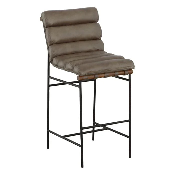 Metal, Mango Solids, Brown Leather