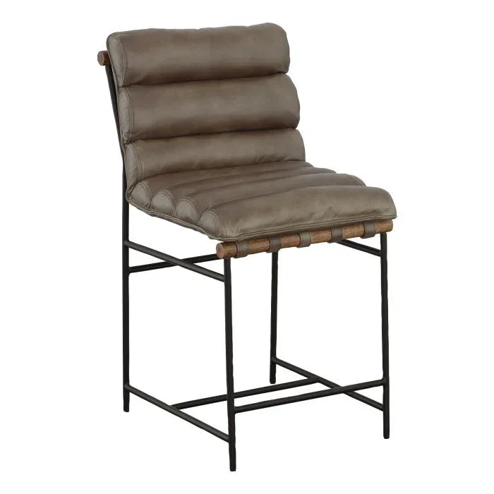 Metal, Mango Solids, Brown Leather