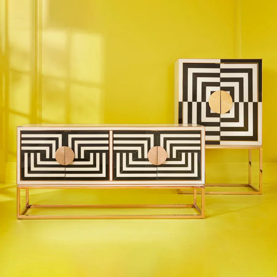 Jonathan Adler Op Art Credenza SIDEBOARDS + CREDENZAS