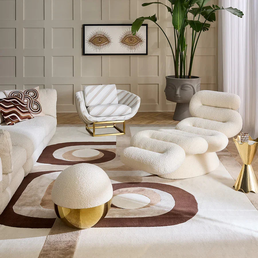 Jonathan Adler Alphaville Tuffet OTTOMANS, POUFS, + STOOLS