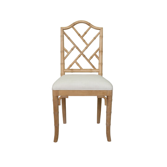 Bamboo Dining Chair In Cerused Oak  - FAIRFIELD CO