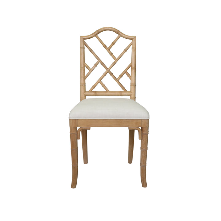 Bamboo Dining Chair In Cerused Oak  - FAIRFIELD CO