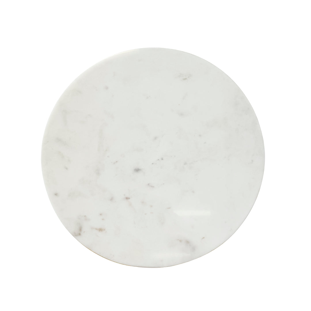 Round Cigar Table With Brass Pole Base And White Marble Top








 - FARREN