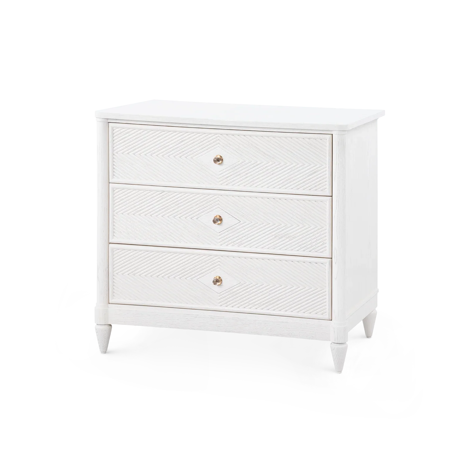 Villa and House Felicity 3-Drawer End Table NIGHTSTANDS