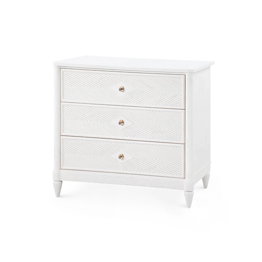 Villa and House Felicity 3-Drawer End Table NIGHTSTANDS