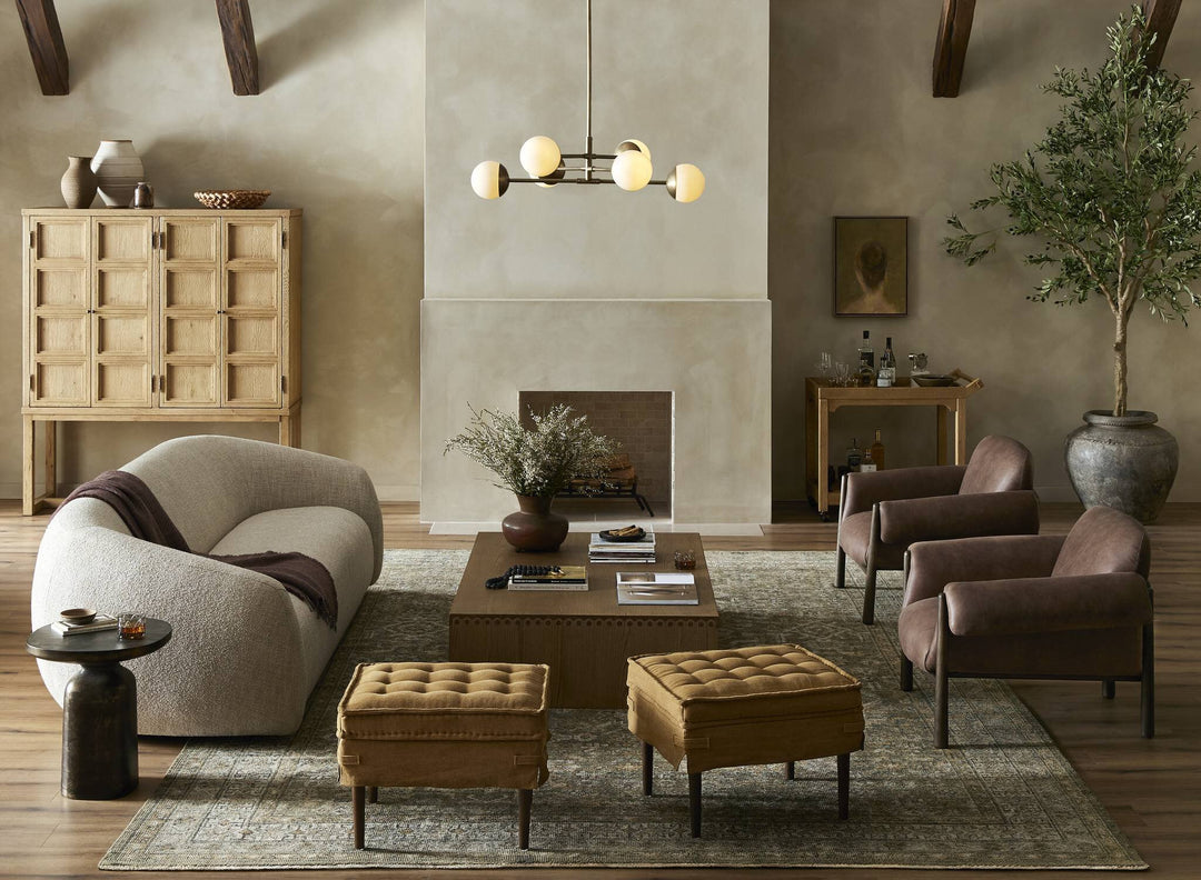 Four Hands - Cole Ottoman - FHMPRJ-013 | American Home Furniture