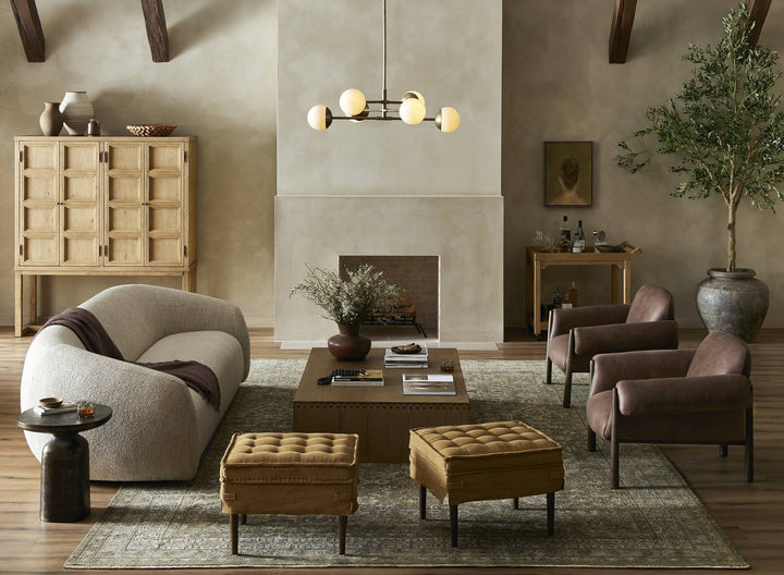 Four Hands - Cole Ottoman - FHMPRJ-013 | American Home Furniture