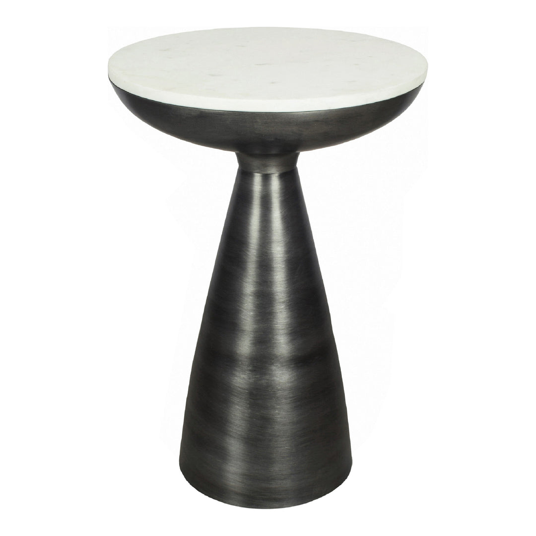 Moe's Home Collection - Font Side Table White Marble - FI-1032-18 | American Home Furniture