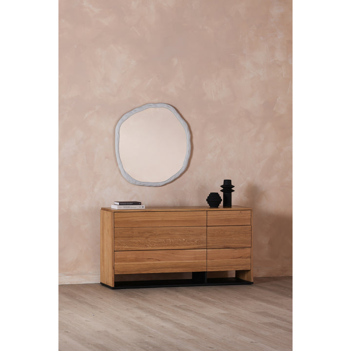 Moe's Home Collection - Foundry Mirror Large White - FI-1098-18 | American Home Furniture