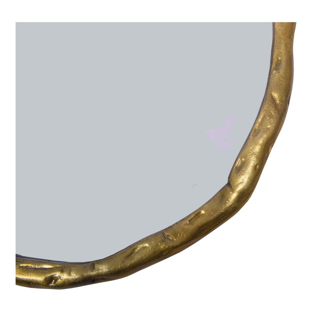 Moe's Home Collection - Foundry Mirror Large Gold - FI-1098-32 | American Home Furniture