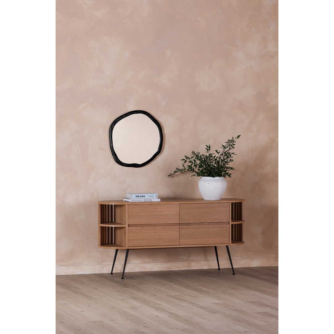 Moe's Home Collection - Foundry Mirror Small Black - FI-1099-02 | American Home Furniture