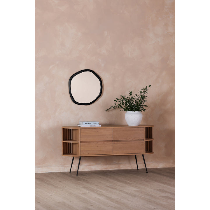Moe's Home Collection - Foundry Mirror Small Black - FI-1099-02 | American Home Furniture