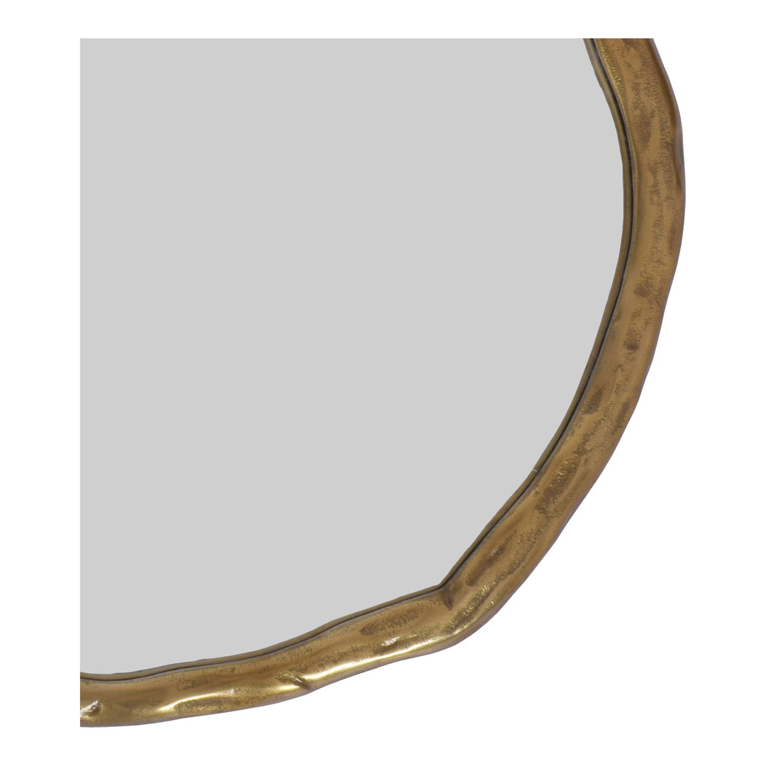 Moe's Home Collection - Foundry Mirror Small Gold - FI-1099-32 | American Home Furniture