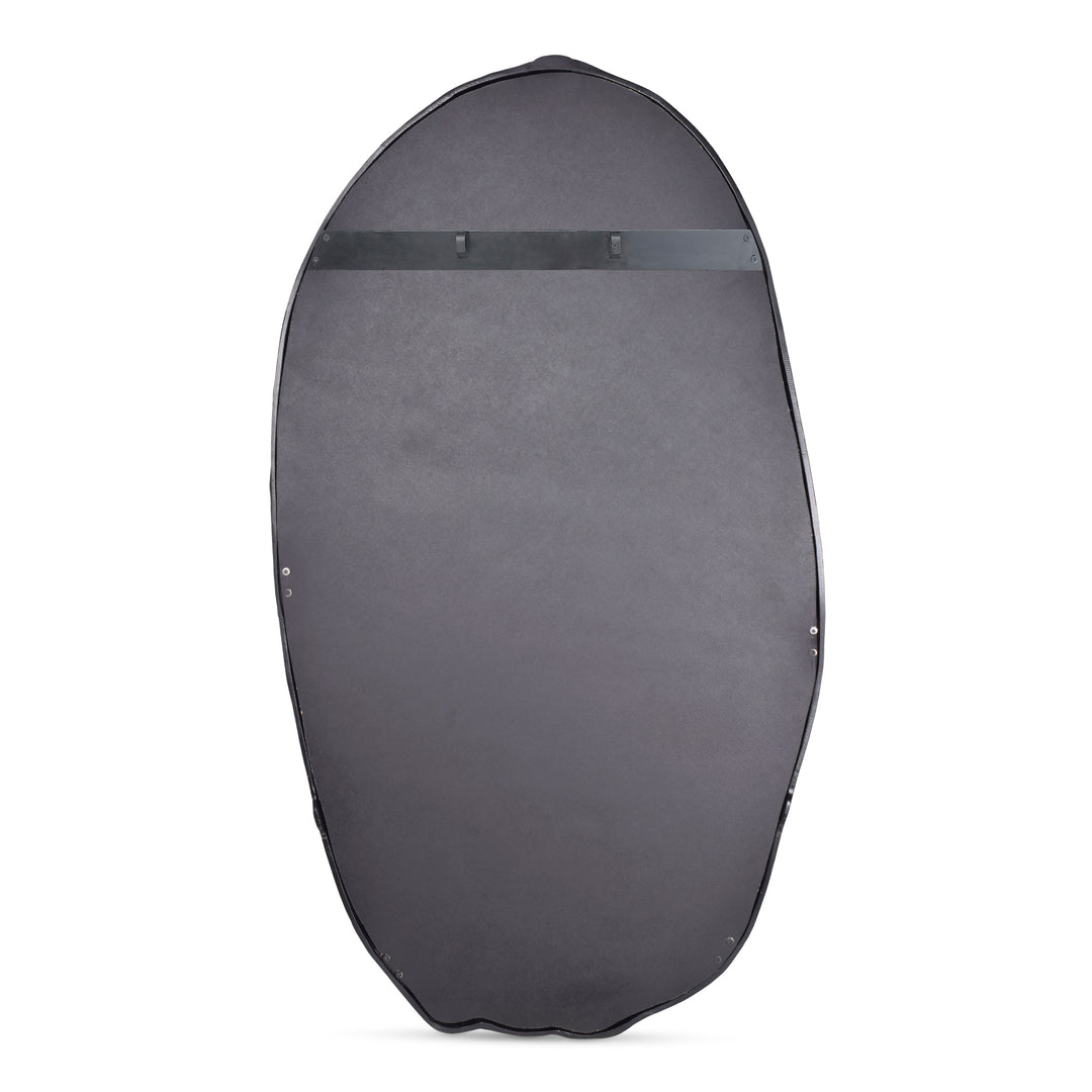 Moe's Home Collection - Foundry Mirror Oval Black - FI-1113-02 | American Home Furniture