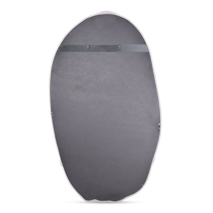 Moe's Home Collection - Foundry Mirror Oval White - FI-1113-18 | American Home Furniture