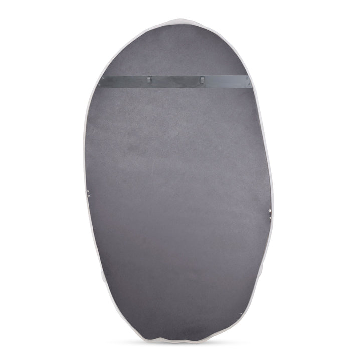 Foundry Mirror Oval White