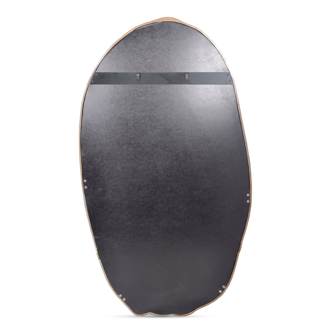 Foundry Mirror Oval Gold