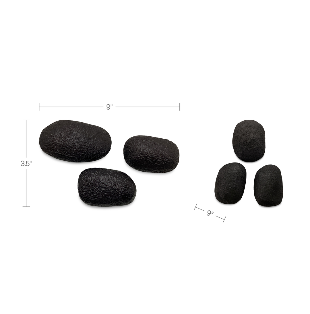 Breton Cast Aluminum Wall Sculpture - Set of 3