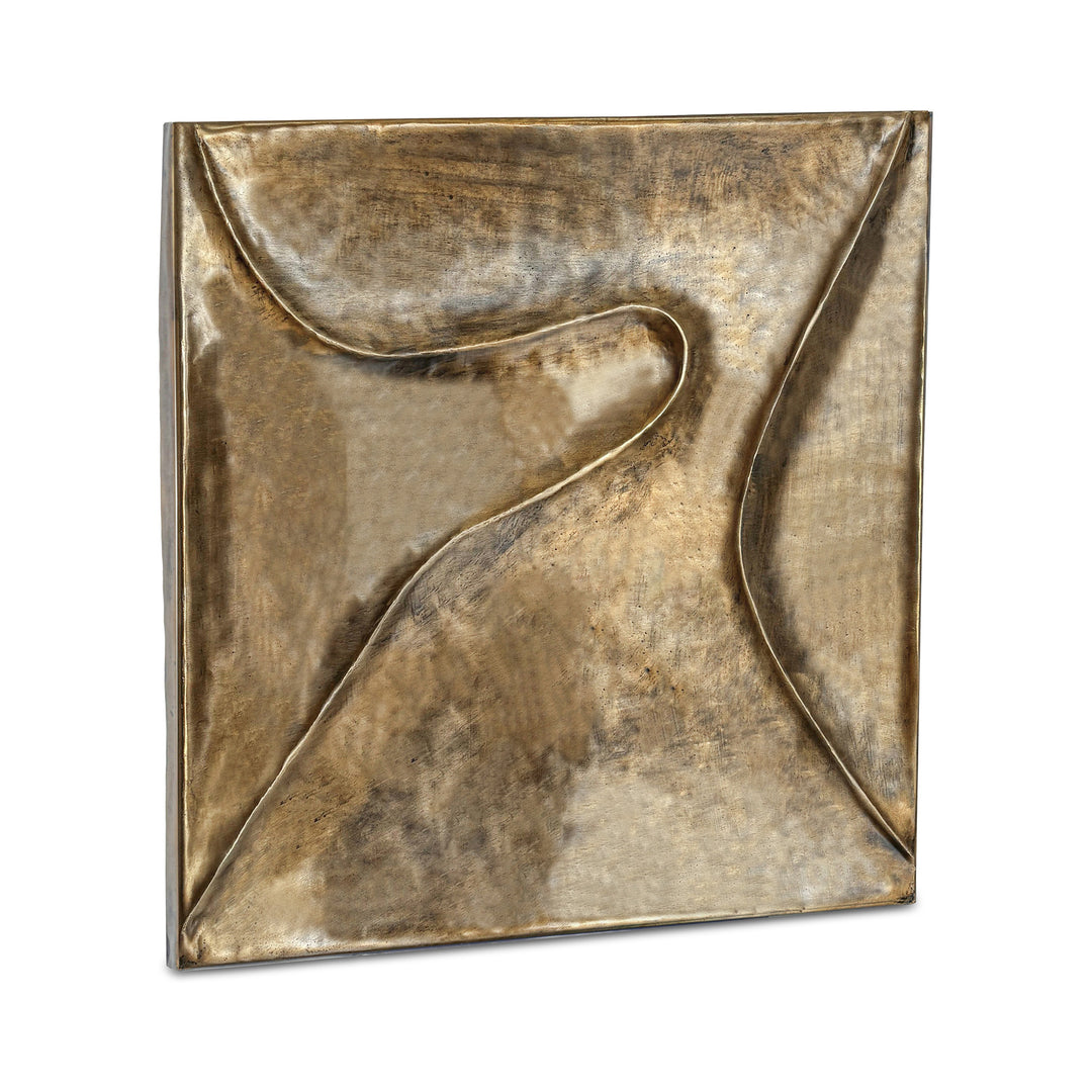 Bode Wall Sculpture Aged Brass
