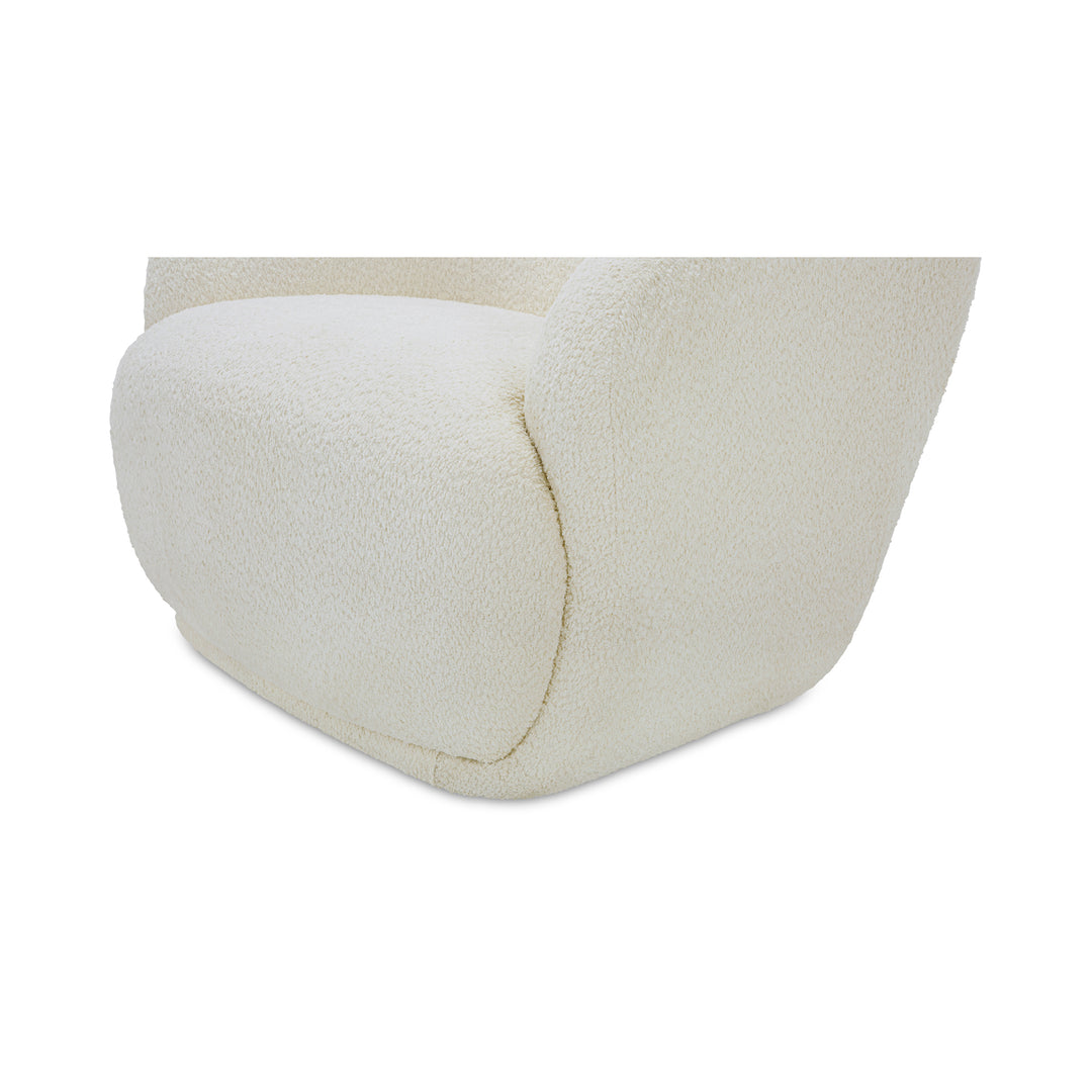 Moe's Home Collection - Stevie Lounge Chair Cream - FO-1001-05 | American Home Furniture